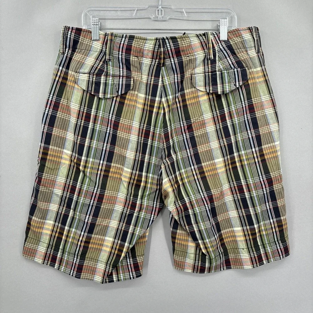 Polo Ralph Lauren Shorts Mens 36 Multicolor‎ Plaid Madras Casual 10